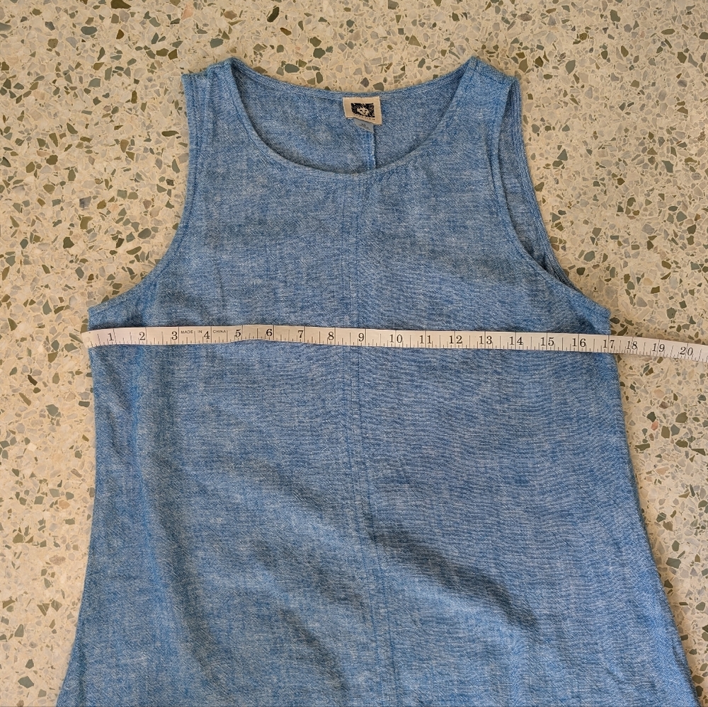 Anne Klein Linen Blend Dress - Picture 6 of 7